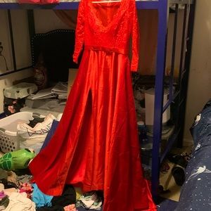 Great condition red prom dress